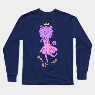 Poodle Ballerina Long Sleeve T-Shirt